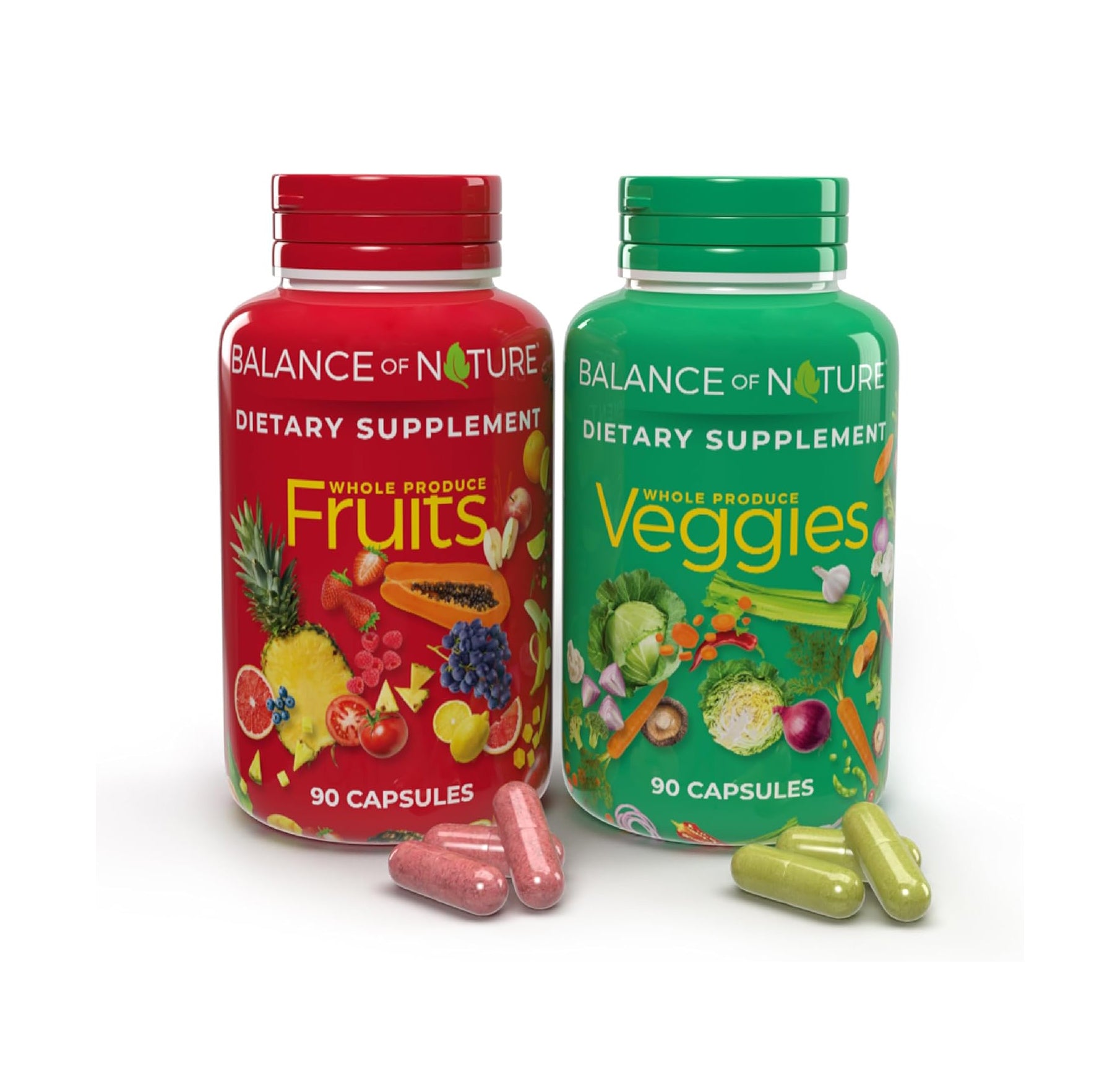 Suplementos de frutas y verduras de Balance Of Nature - La Tiendita de la Jose